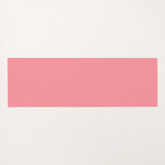 Moderne Monogram Naam Stijlvol Roze Yogamat (Achterkant (horizontaal))