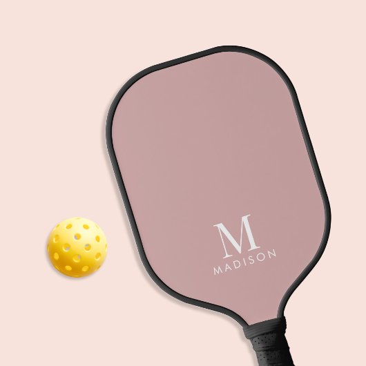 Moderne monogram naam Stusty Roos Pickleball Paddle