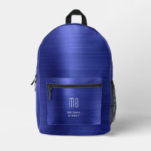 Moderne Monogram Navy Blauwe