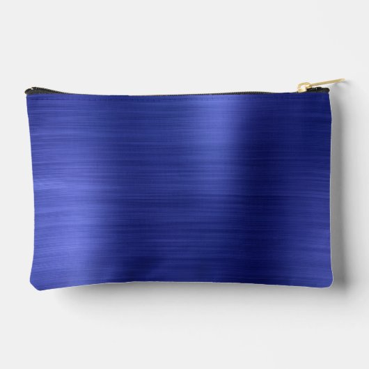 Moderne Monogram Navy Blauwe Etui (Achterkant)