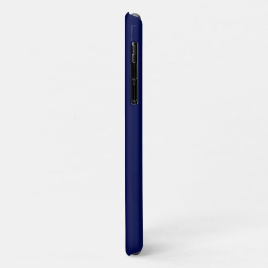 Moderne Monogram Navyblauw Case-Mate iPhone Case (Achterkant/links)