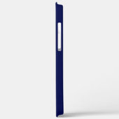 Moderne Monogram Navyblauw Case-Mate iPhone Case (Achterkant / Links)