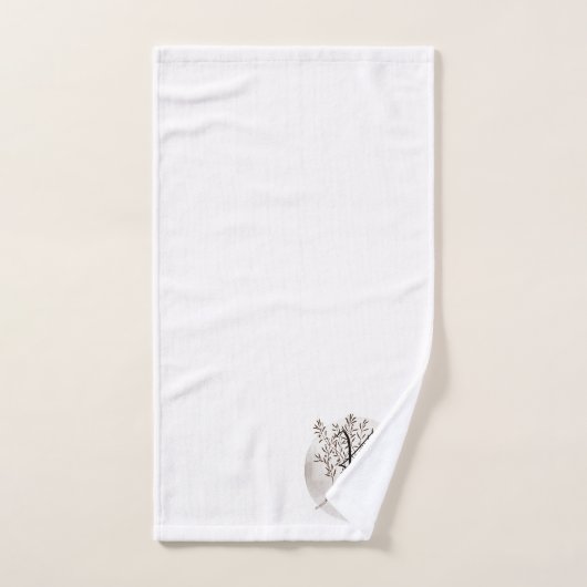 Moderne monogram olie bad handdoek (Handdoek)