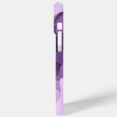 Moderne Monogram Paars Violette Elegante Abstracte Case-Mate iPhone Case (Achterkant / Links)