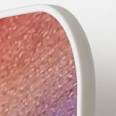 Moderne monogram Paarse inkt Pickleball Paddle (Links Detail)