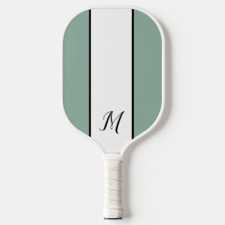 Moderne Monogram Persoonlijke Klassieke Monogram Pickleball Paddle