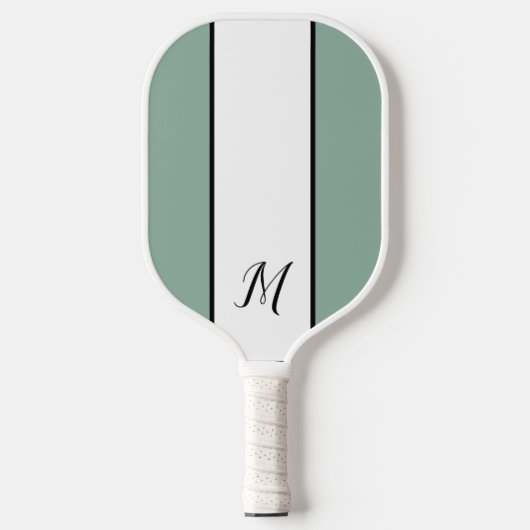 Moderne Monogram Persoonlijke Klassieke Monogram Pickleball Paddle (Voorkant)