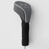 Moderne Monogram Premium Golf Golfheadcover (Schuin)