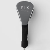 Moderne Monogram Premium Golf Golfheadcover (Voorkant)