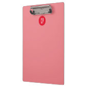 Moderne Monogram Professionele Eenvoudige Initiale Klembord (Links)