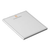 Moderne Monogram Professionele Eenvoudige Minimaal Notitieblok (Schuin)