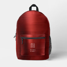 Moderne Monogram Rood