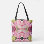 Moderne Monogram Roos Tote Bag (Achterkant)