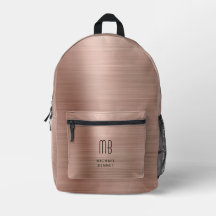 Moderne Monogram Rose Goud