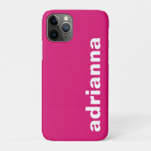 Moderne Monogram Roze Case-Mate iPhone Case (Achterkant)