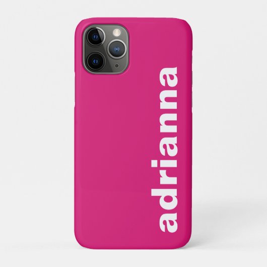 Moderne Monogram Roze Case-Mate iPhone Case (Achterkant)
