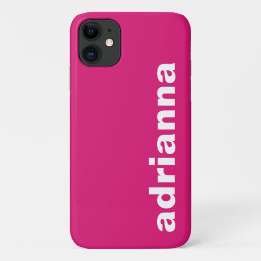 Moderne Monogram Roze Case-Mate iPhone Case (Achterkant)
