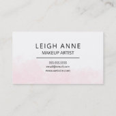 Moderne monogram roze gouden Waterverf driehoek Visitekaartje (Achterkant)