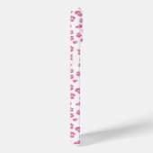 Moderne monogram roze luipaard print Case-Mate iPhone case (Achterkant / Rechts)