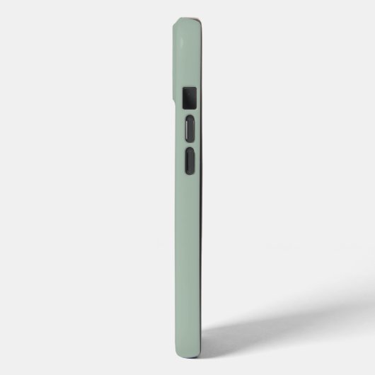Moderne Monogram Saliegroen Case-Mate iPhone Case (Achterkant / Links)