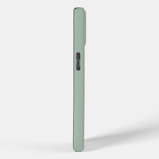 Moderne Monogram Saliegroen Case-Mate iPhone Case (Achterkant / Rechts)