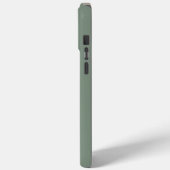 Moderne Monogram Saliegroen Case-Mate iPhone Case (Achterkant / Links)