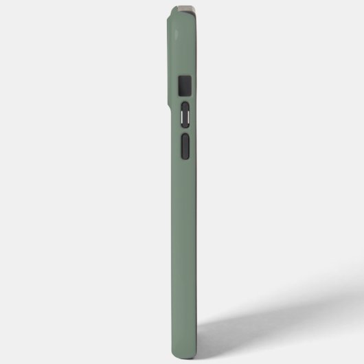 Moderne Monogram Saliegroen Case-Mate iPhone Case (Achterkant / Links)