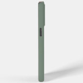 Moderne Monogram Saliegroen Case-Mate iPhone Case (Achterkant / Rechts)