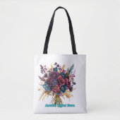 Moderne monogram schoudertas tote bag (Voorkant)