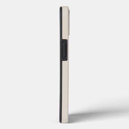Moderne monogram script naam logo beige Case-Mate iPhone case (Achterkant / Rechts)