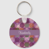 Moderne monogram stijl sleutelhanger (Voorkant)