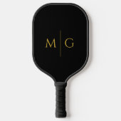 Moderne Monogram Stijlvolle Maatwerk Pickleball Paddle (Voorkant)
