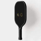 Moderne Monogram Stijlvolle Maatwerk Pickleball Paddle (Links)