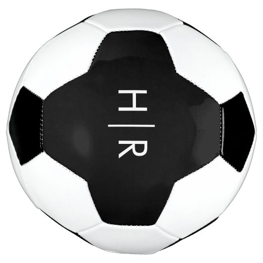 Moderne Monogram Voetbal (Gedraaid)