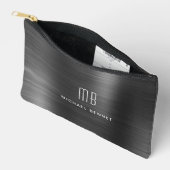 Moderne Monogram Zwart Etui (Open)