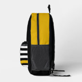 Moderne Monogrammed 911 Dispatcher Dunne Gouden li Bedrukte Rugzak (Rechts)