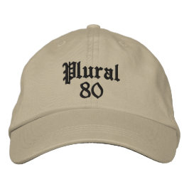 Moderne monogrammed beige geborduurde pet