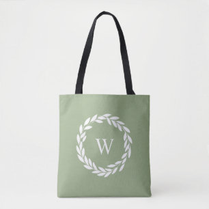 Moderne monogrammed Canvas tas