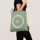 Moderne monogrammed Canvas tas (Dichtbij)