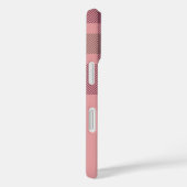 Moderne Monogrammed Chic Pink Girly Case-Mate iPhone Case (Achterkant / Rechts)