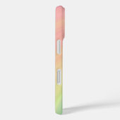 Moderne Monogrammed Girly Rainbow Gradient Case-Mate iPhone Case (Achterkant / Rechts)