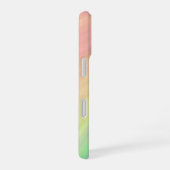 Moderne Monogrammed Girly Rainbow Gradient iPhone 16 Hoesje (Rechterkant)