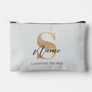 Moderne Monogrammed Initiaal S & Naam Gepersonalis Etui