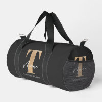Moderne Monogrammed Initiaal T & Naam Gepersonalis