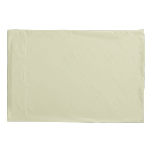 Moderne Monogrammed Solid Green Kussensloop (Achterkant-Links)