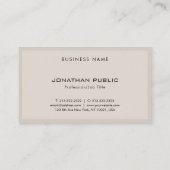 Moderne monogrammen Elegant Sleek Professional Chi Visitekaartje (Achterkant)