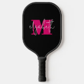 Moderne monogrammen pickleball paddle (Voorkant)