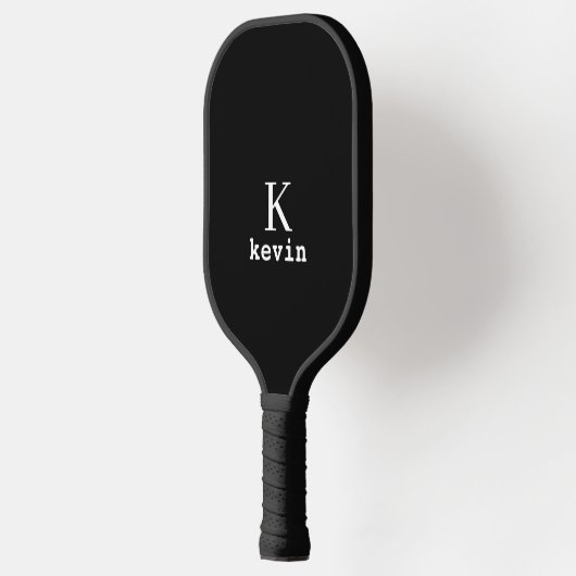Moderne monogramnaam eenvoudige aangepaste pickleball paddle (Links)