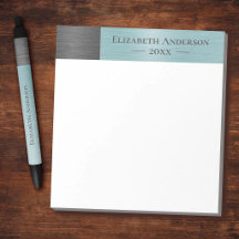 Moderne Monogramnaam Geborsteld Metaal