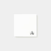 Moderne Monogramnaam Post-it® Notes (Voorkant)